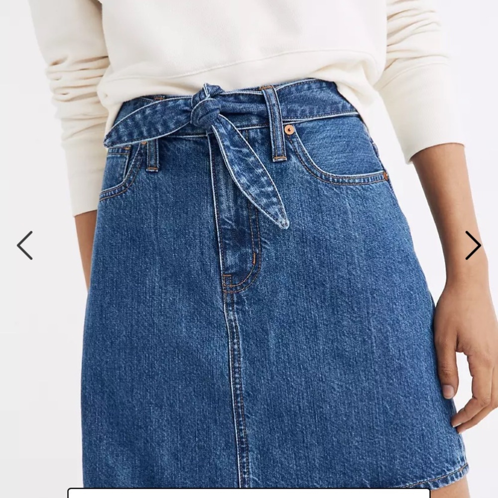 NWOT Madewell denim skirt size 32